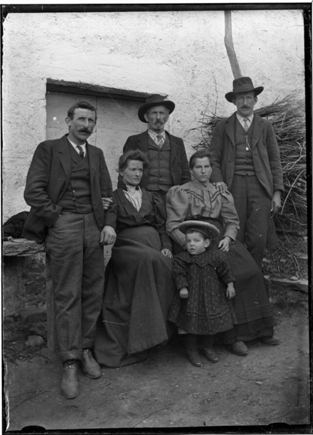 Famiglia Gandolfi; a sinistra Piero e la moglie Maria