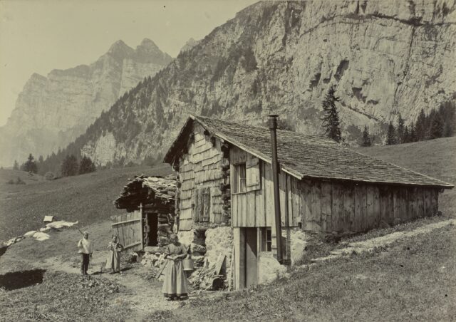 Hütte beim Hoh Rugg und Leistkamm, 1880er–1890er Jahre