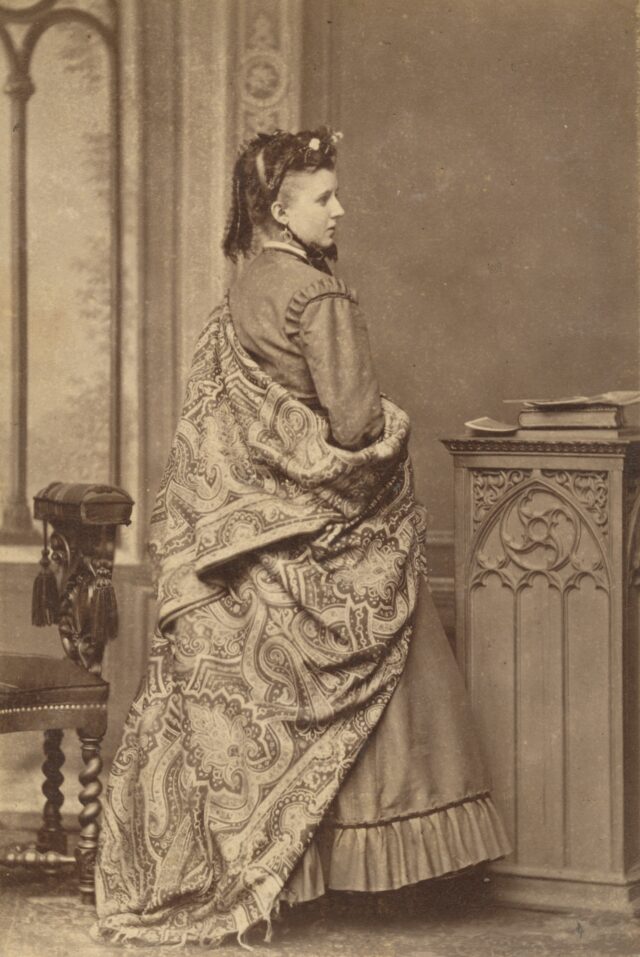 Porträt einer Frau im Profil, 1860er Jahre