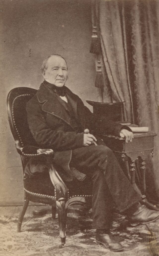 Sitzender Mann, 1860er Jahre