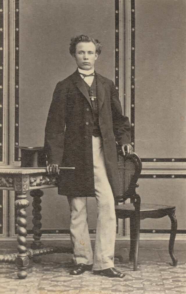 Porträt eines Studenten, 1860er Jahre