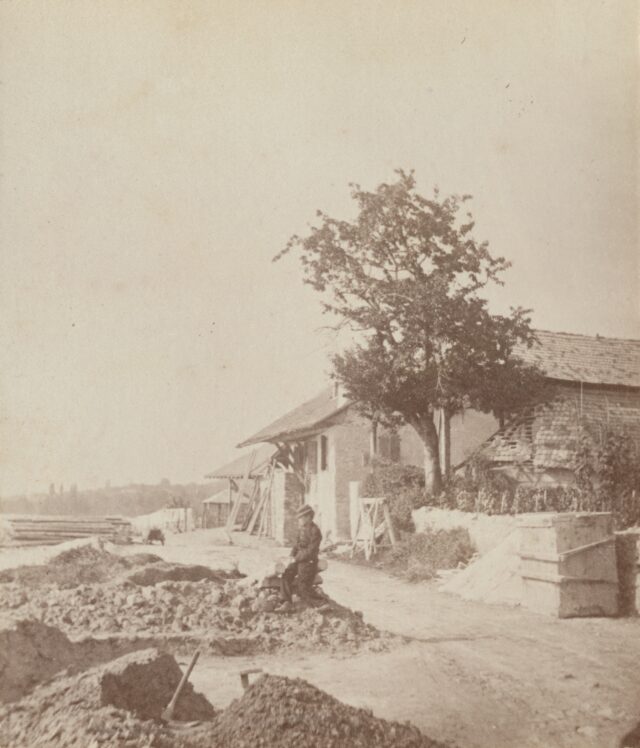 Baustelle am See, 1860er Jahre