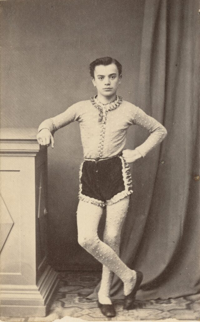 Artist des Zirkus Antony und Schumann, Lausanne, 1869