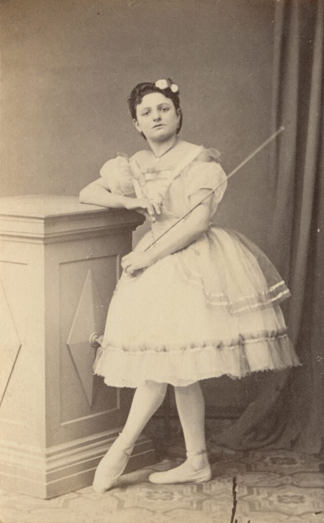 Artistin des Zirkus Antony und Schumann, Lausanne, 1869
