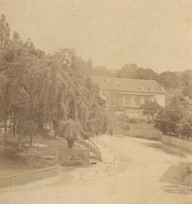 Rue du Bugnon, Lausanne, 1860er Jahre