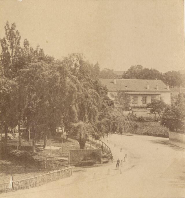 Rue du Bugnon, Lausanne, 1860er Jahre