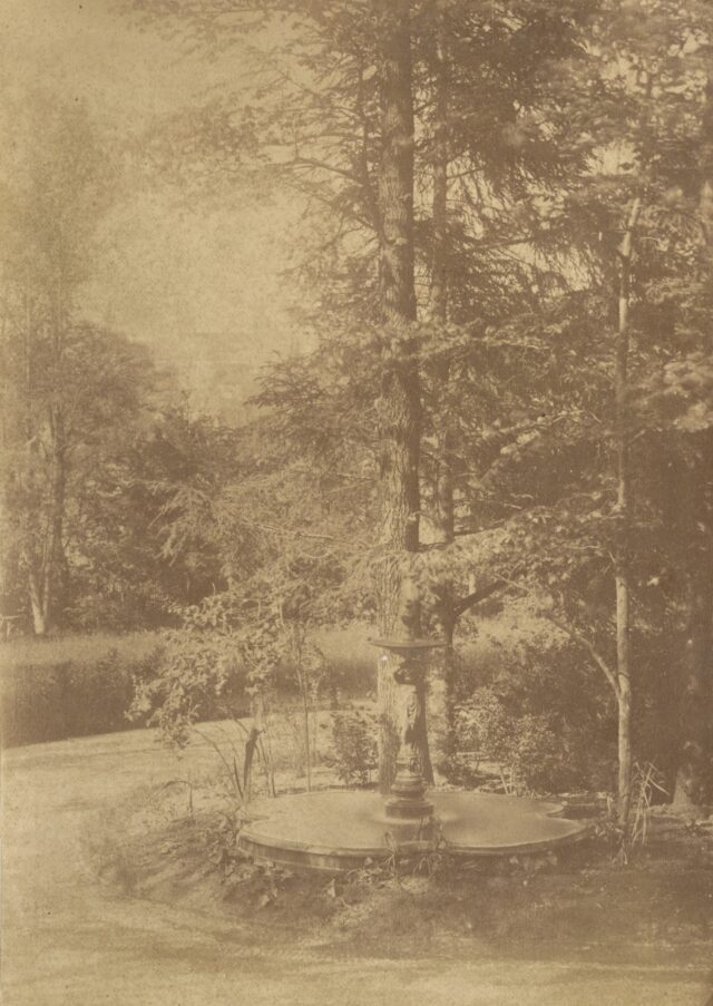 Brunnen im Grundbesitz Le Colibri, Lausanne, 1860er Jahre
