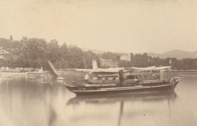 Hafen von Ouchy, 1860er Jahre