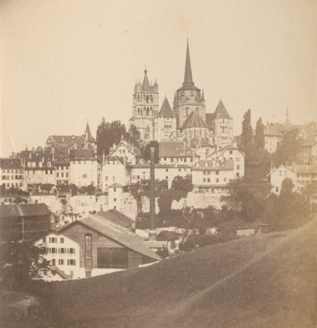 Die Kathedrale, Lausanne, 1860er Jahre