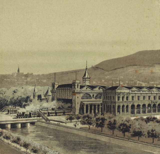 Bahnhof Zürich, um 1895