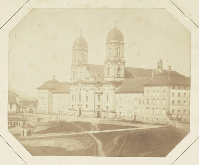 Klosterkirche Einsiedeln, um 1858