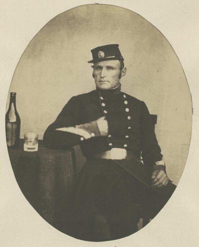 Mann in Uniform, um 1860