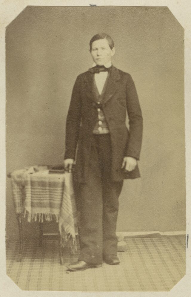 Junger Mann, um 1860