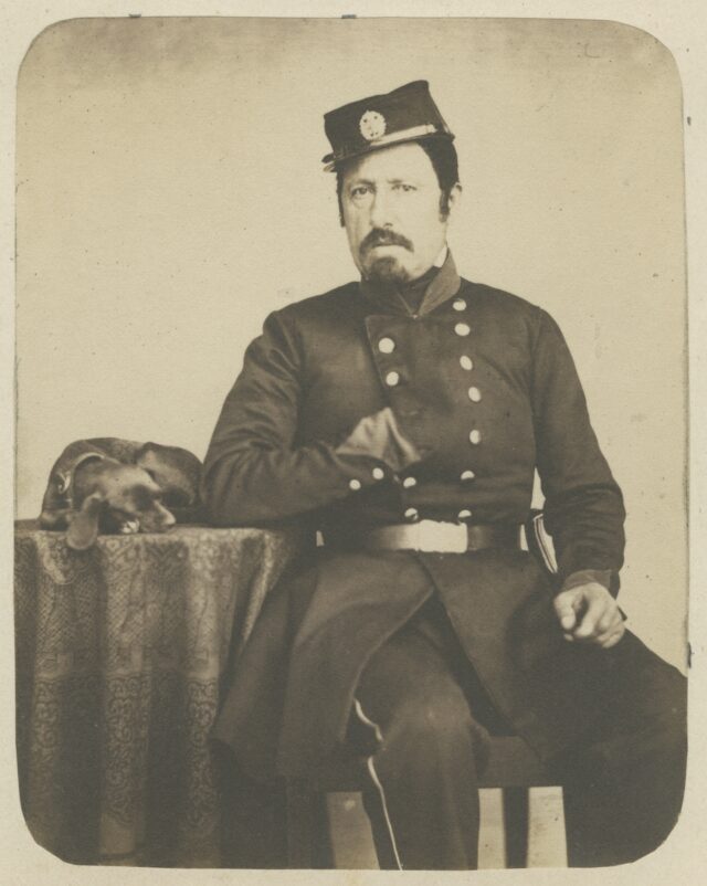 Mann in Uniform, um 1860