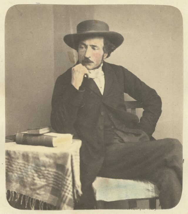 Selbstporträt als Melancholiker, um 1860