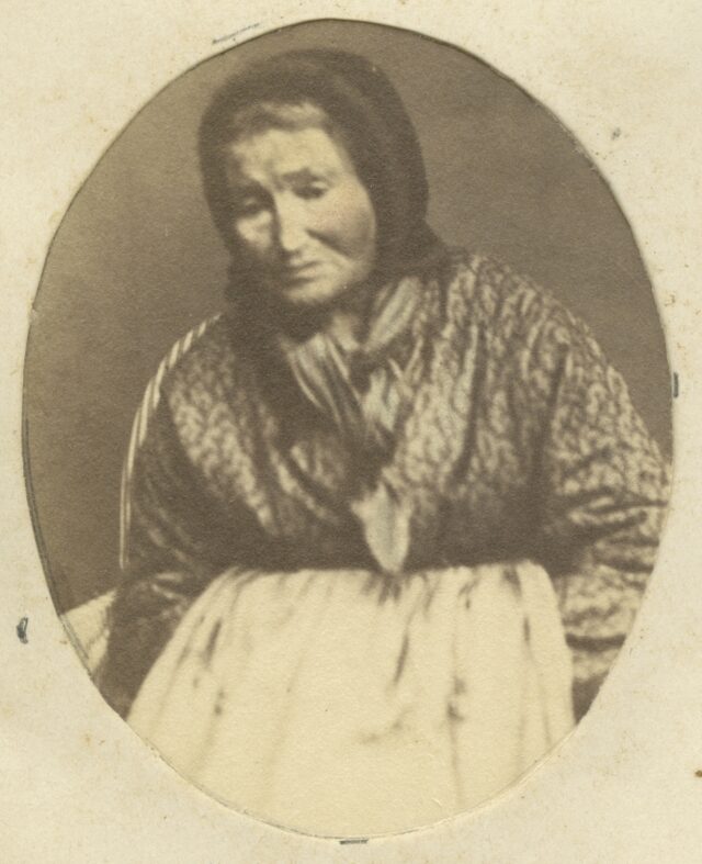 Porträt einer alten Frau, um 1860