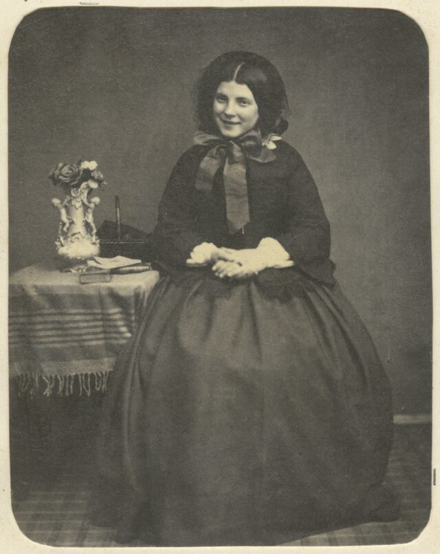 Porträt einer jungen Dame, um 1860