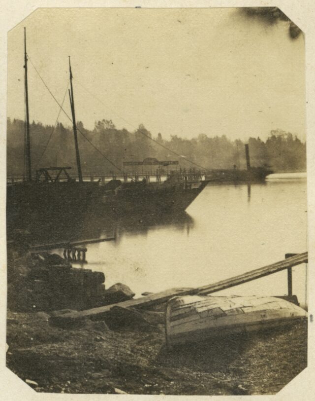 Hafen von Ouchy, um 1860