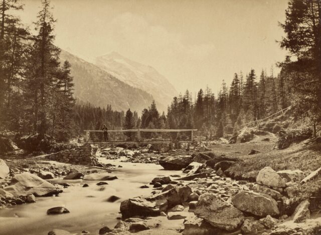 Val Roseg, Oberengadin, um 1870