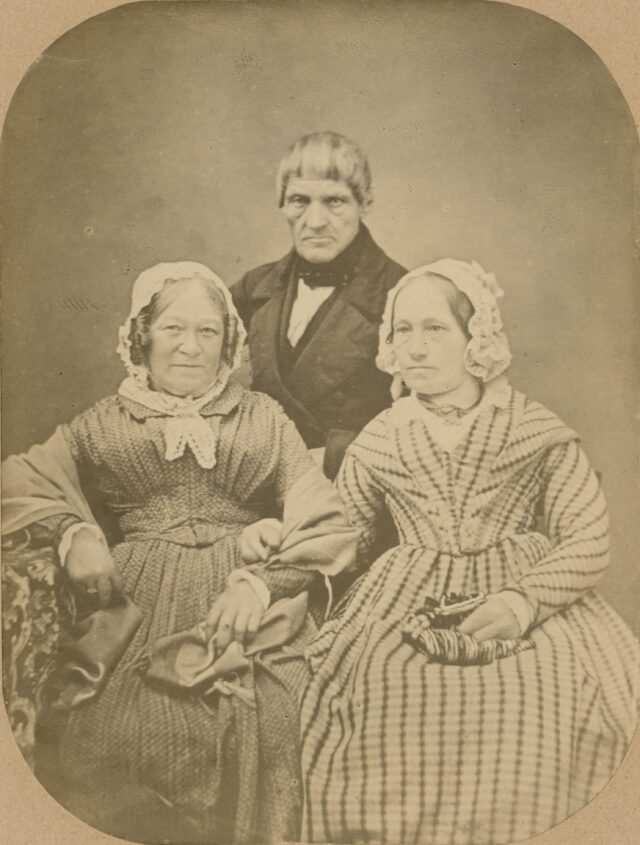 Charlotte Frey-Frey und Herr und Frau Hagmann-Frey, 1850er Jahre