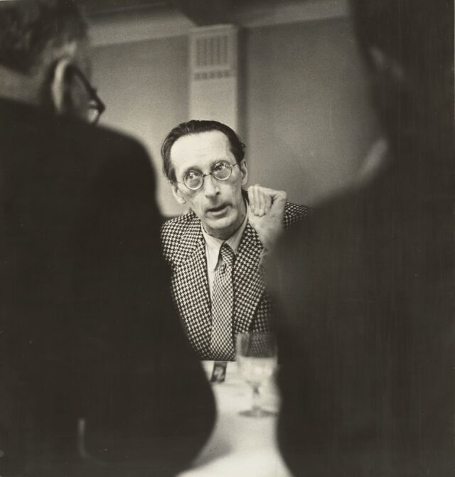 Der Schriftsteller Rudolf Jakob Humm, Zürich, um 1950