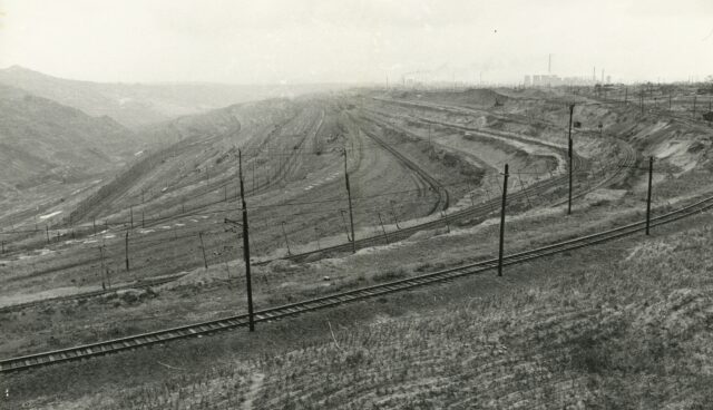 Gleise für Kohlenzüge, Fushun, 1964/65