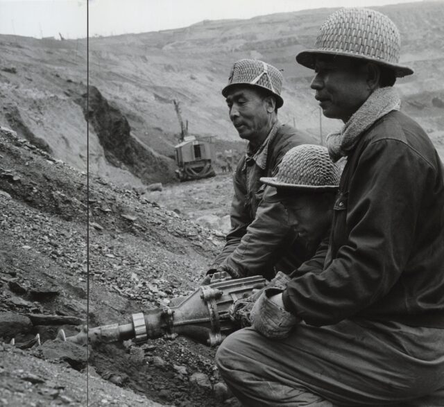 Kohlegrubearbeiter, Fushun, China, 1964/65