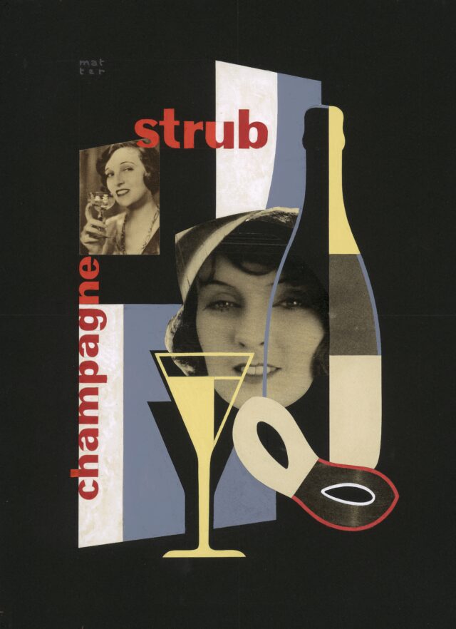 Originalentwurf, "Strub Champagne", um 1930
