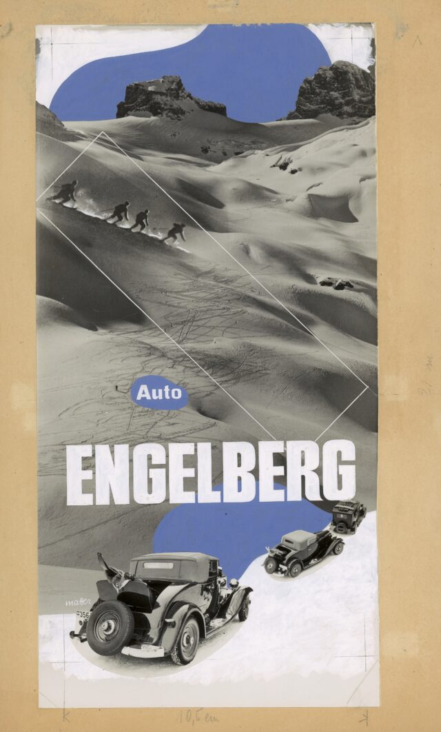 "Auto Engelberg", Schweiz, um 1933 (Entwurf)