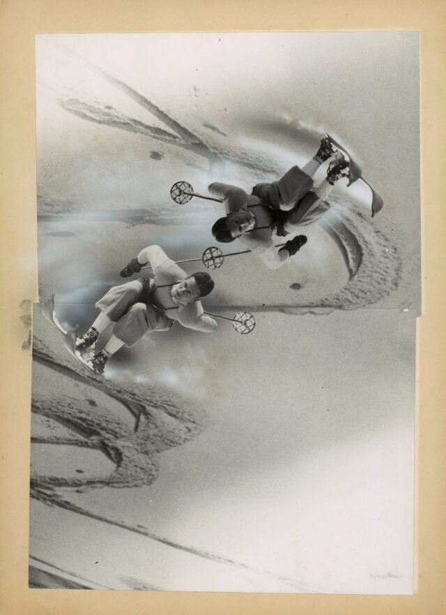 Skifahrer, Fotomontage, 1934