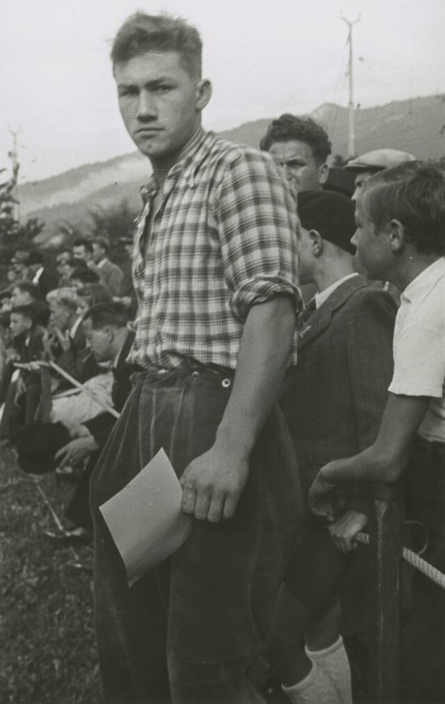 Schwinger im Wallis, um 1942