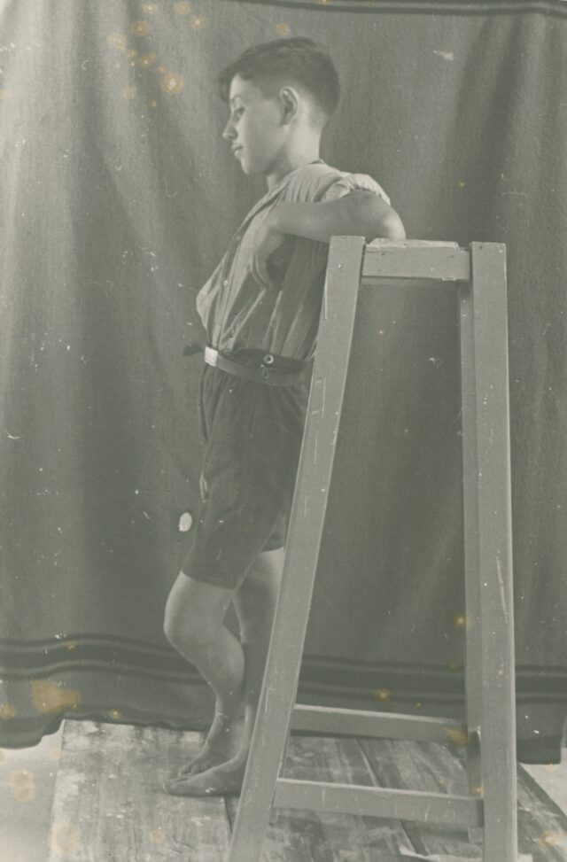 Guerino im Atelier, um 1935