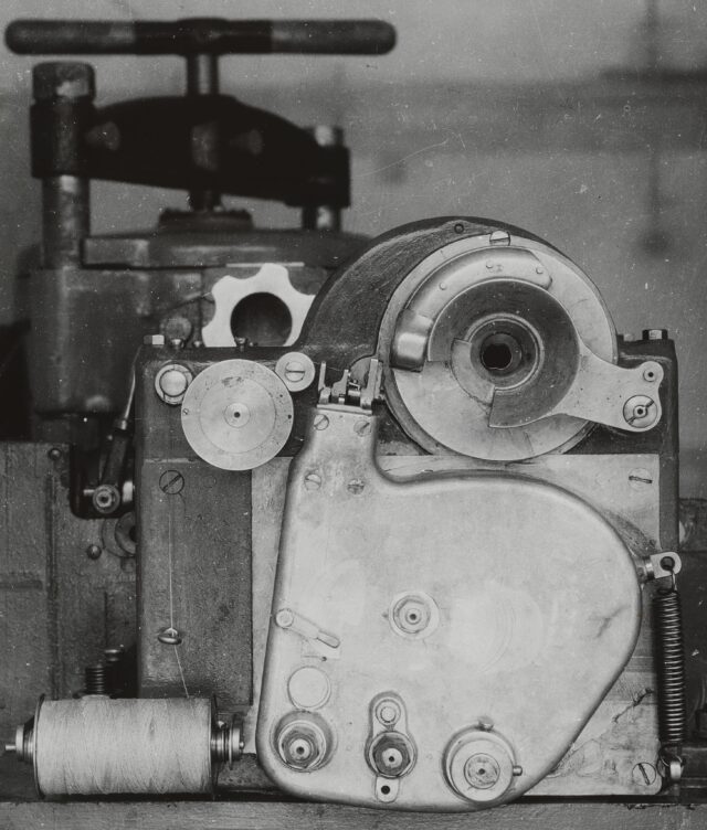 Abbindmaschine, 1930er Jahre