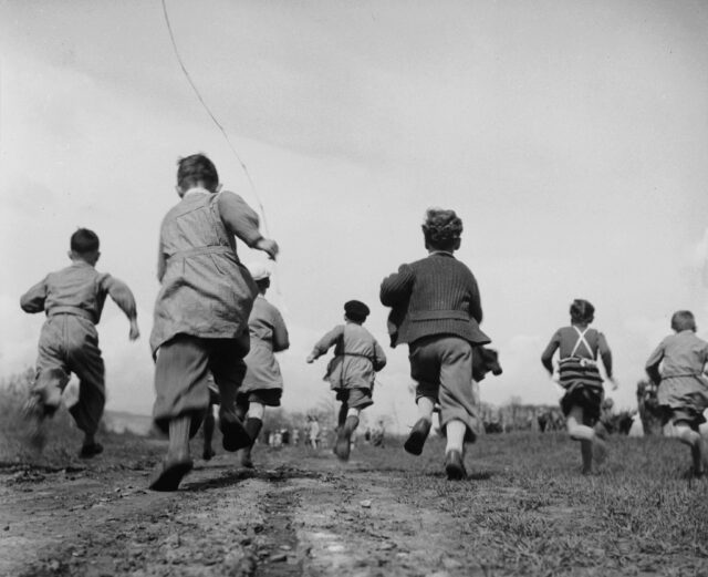 Schulkinder, Kanton Waadt, um 1954