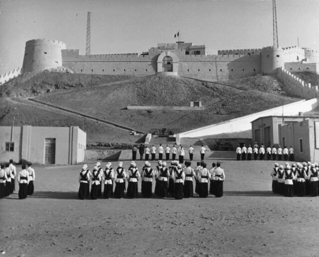 Fremdenlegionäre im Fort Leclerc, Sebah, Libyen, 1952