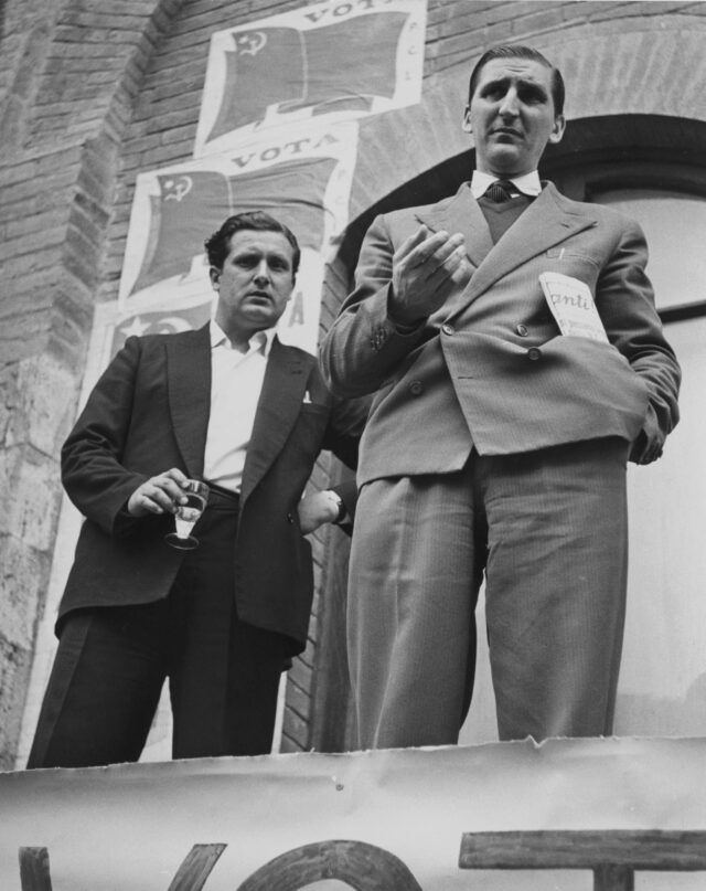 Politischer Redner, San Giminiano, 1953