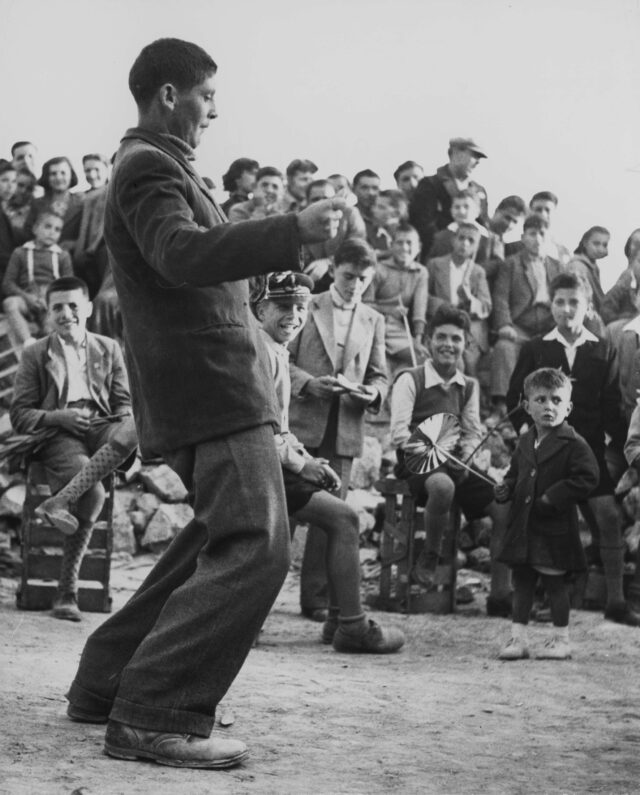 Volksfest, Megara, Griechenland, 1953