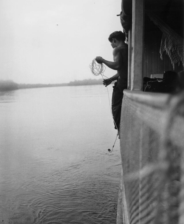 Mit dem Flussboot in die grüne Hölle, Rio Negro, Brasilien, 1954