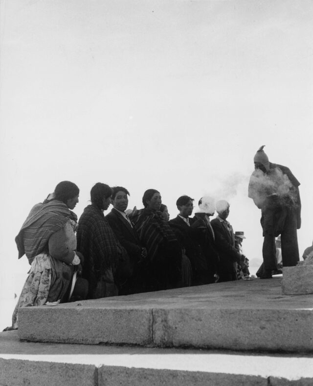 Fest zu Ehren der wundertätigen Madonna von Copacabana, Bolivien, 1954