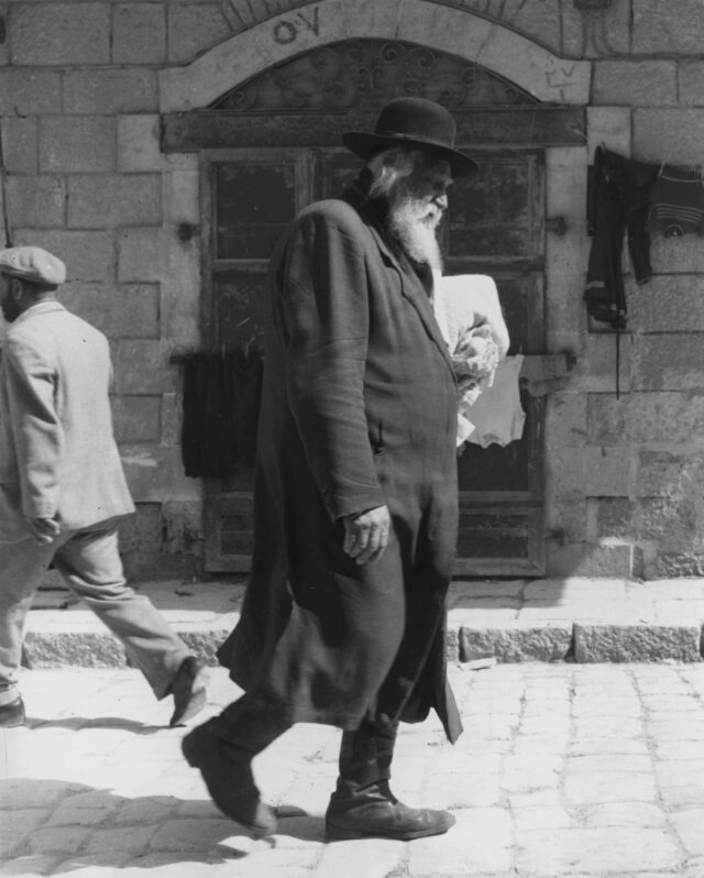Im Stadtviertel Mea She‘arim, Jerusalem, 1956