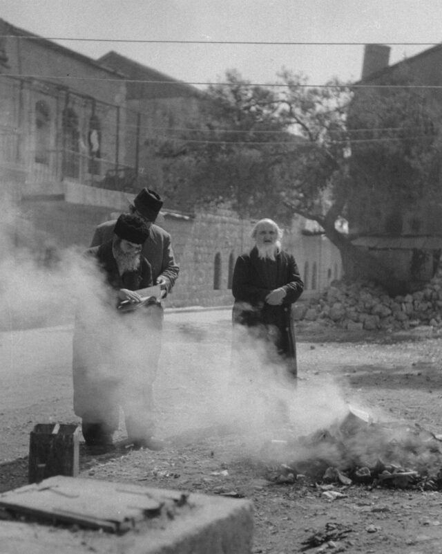 Orthodoxe Juden, Israel, 1956