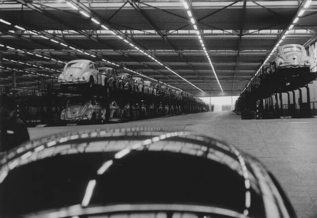 VW-Fabrik, Deutschland, um 1959