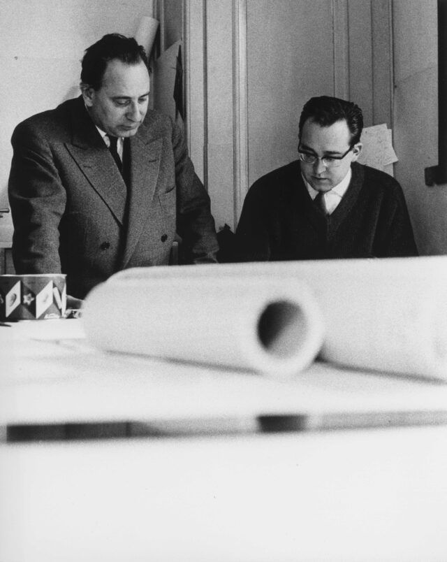 Der Architekt Jean Tschumi, um 1960