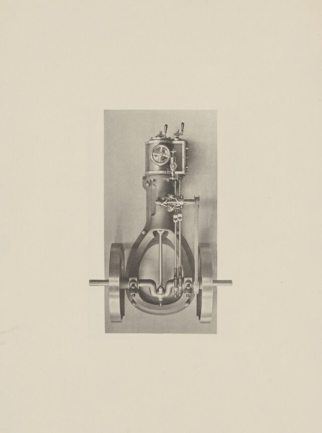 Wand-Dampfmaschine, ohne Datum
