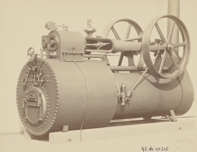 Halblokomobile der Gebrüder Sulzer, 1885
