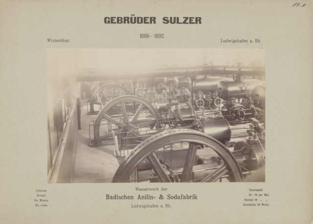 Wasserwerk der Badischen Anilin- & Sodafabrik, Ludwigshafen a.Rh., 1892