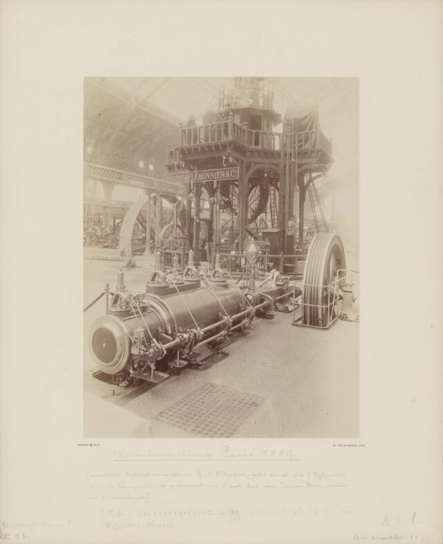 Maschine der Gebrüder Sulzer, Weltausstellung Paris, 1889