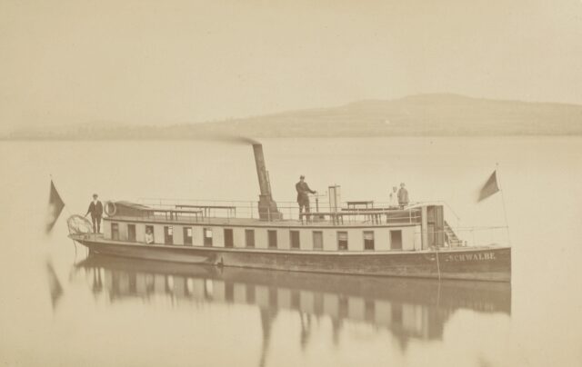 Doppel-Schraubenboot "Schwalbe", Bielersee, 1877