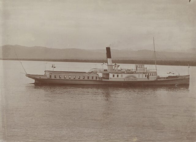 Schiff "St. Gotthard", Bodensee, nach 1897