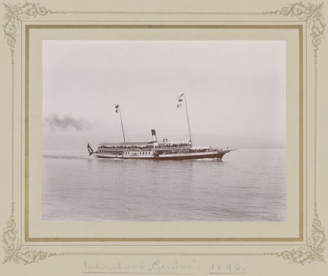 Salonboot "Genève", Genfersee, 1896